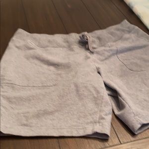 Grey workout shorts